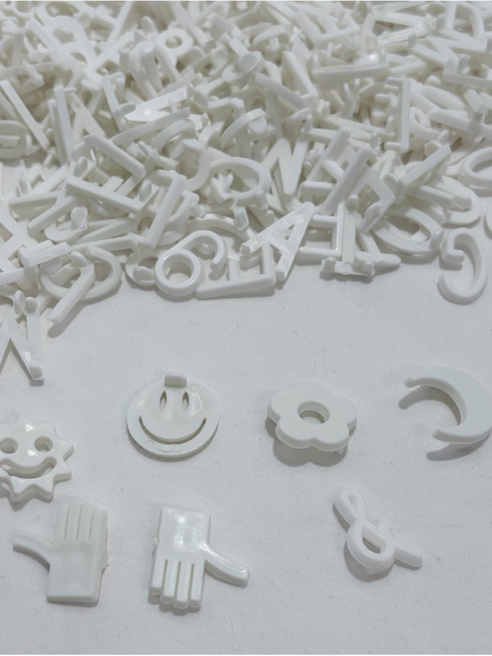 Letter Board White Plastic Letters for Letter-board Numbers Symbols